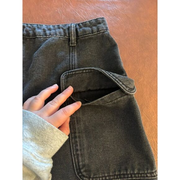 Shein Black Cargo Skirt with Pockets Size XL - Picture 2 of 5